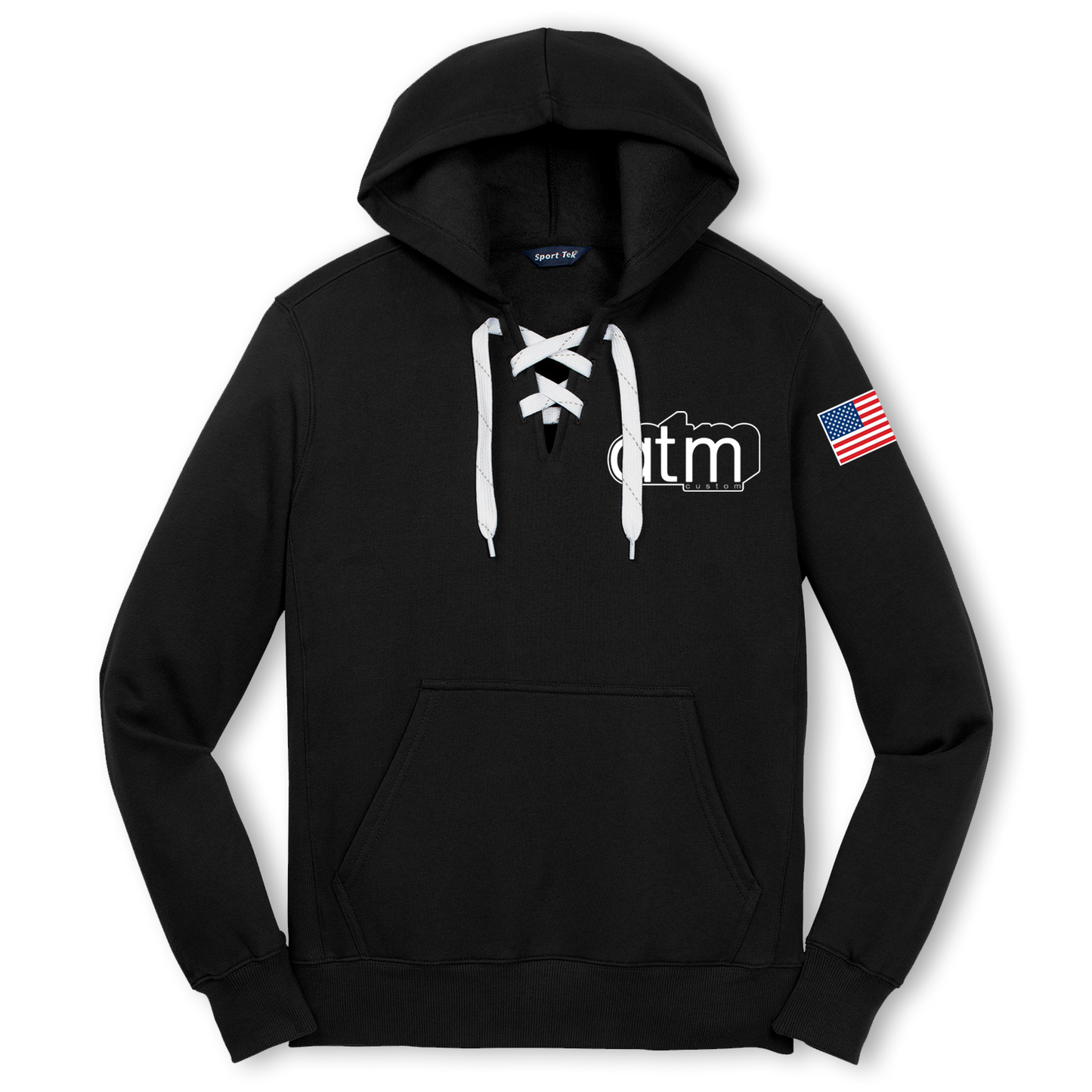 Sample 'LACE UP' Hooded Sweatshirt