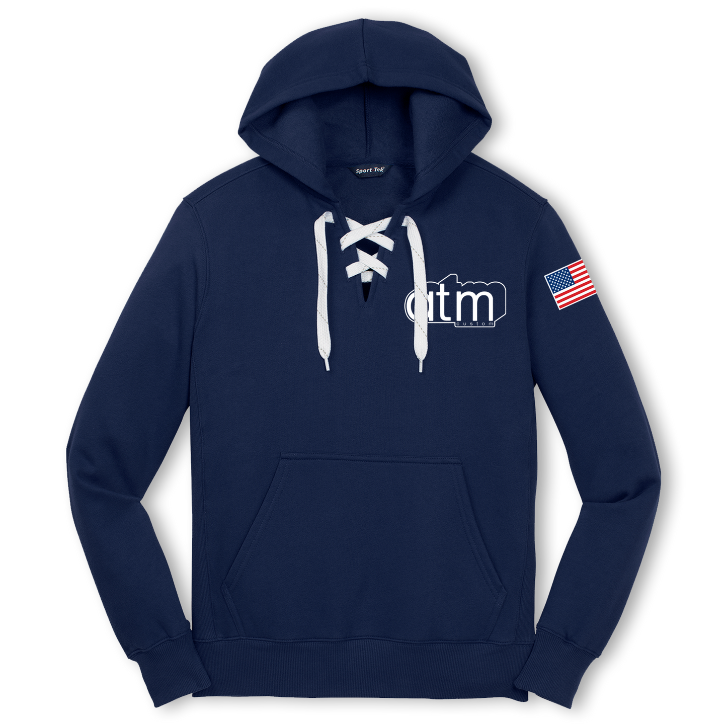 Sample 'LACE UP' Hooded Sweatshirt