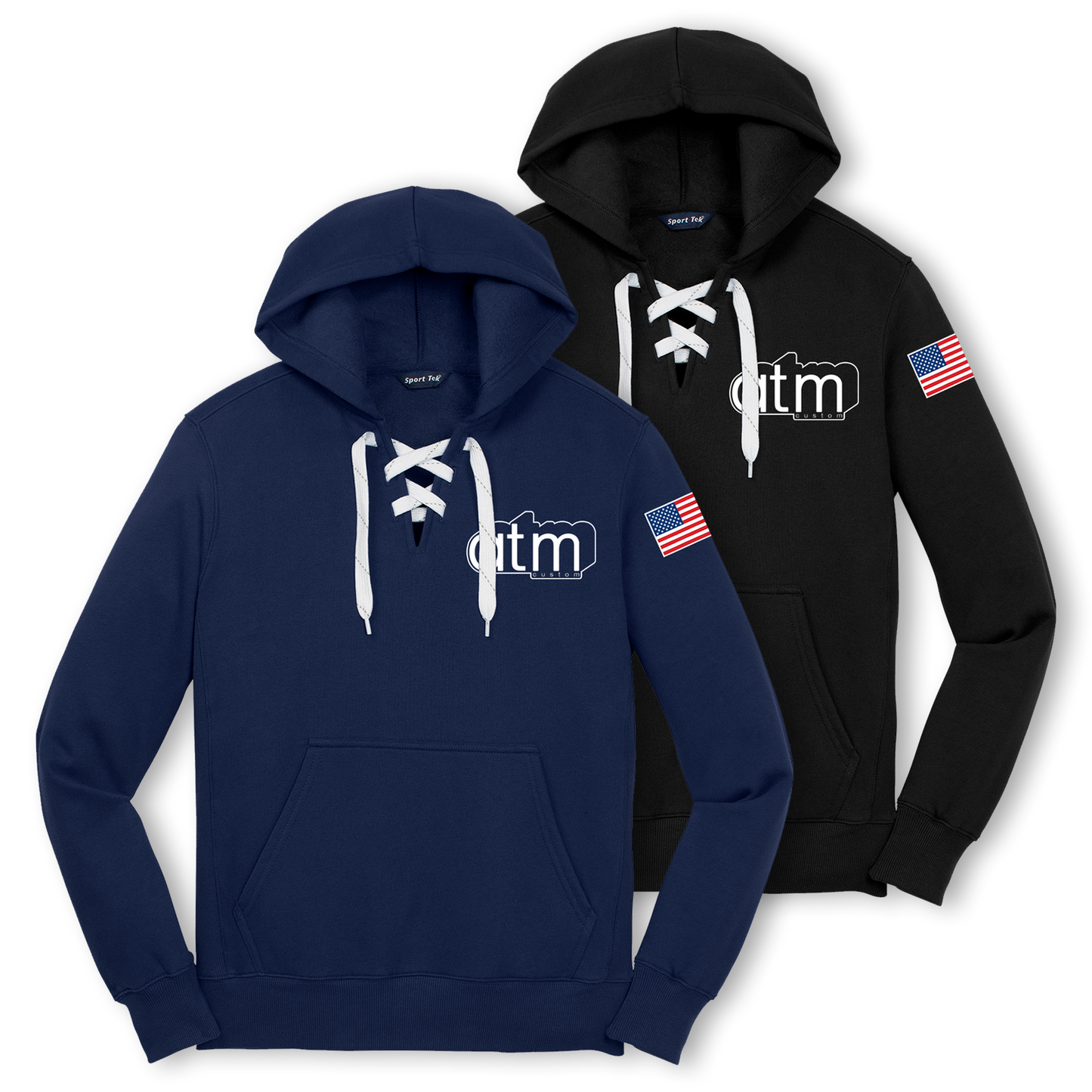 Sample 'LACE UP' Hooded Sweatshirt