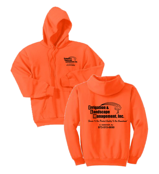 ILM Hooded Pullover / Safety Orange